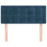 VidaXL Hoofdeind & Voeteind Donkerblauw