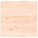 VidaXL Tafelblad natuurlijke rand 40x40x2 cm massief eikenhout