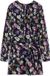 Desigual Damesjurk Flor Acrilica Kort Gebloemd Zwart Multi-colour Lange Mouw Viscose S