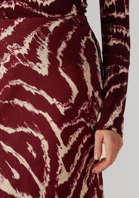 Fabienne Chapot Laurent Maxi Skirt 2 Rokken Dames - Bordeaux - Maat 38
