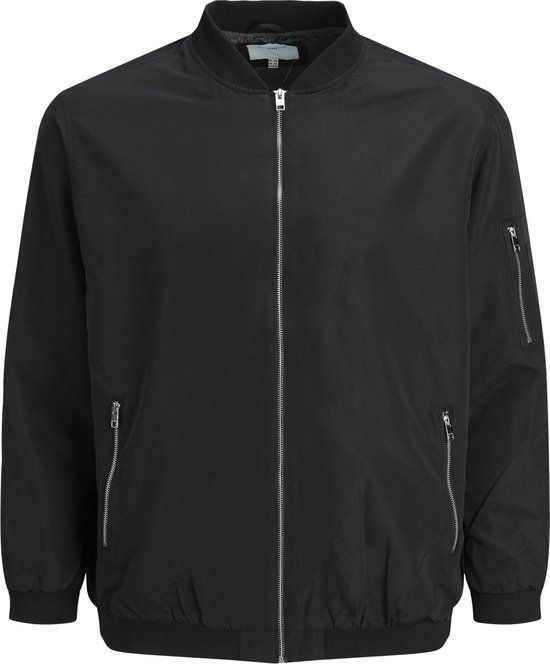 Jack & Jones Plus Size JACK&JONES PLUS JJERUSH BOMBER NOOS PLS Heren Jas - Zwart - 5XL