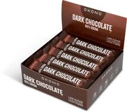 OKONO Dark Chocolate Display - 20 Repen Pure Chocolade Zonder Toegevoegde Suikers - Keto Chocoladereep met 23 g Vezels per 100 g - Glutenvrij en Vegan