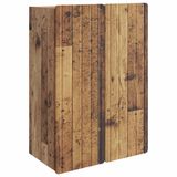 vidaXL Wandkast Oud hout 66 x 34,5 x 92 cm Bewerkt hout
