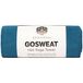 SUEDE Super absorberende antislip 100% microvezel warme yogahanddoek - Beste voor bikram/warme yoga en kamperen/outdoor - avondblauw, standaard - 26,5 x 72 cm
