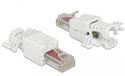 Delock prise RJ45 Cat.6 UTP sans outil 2 pièces