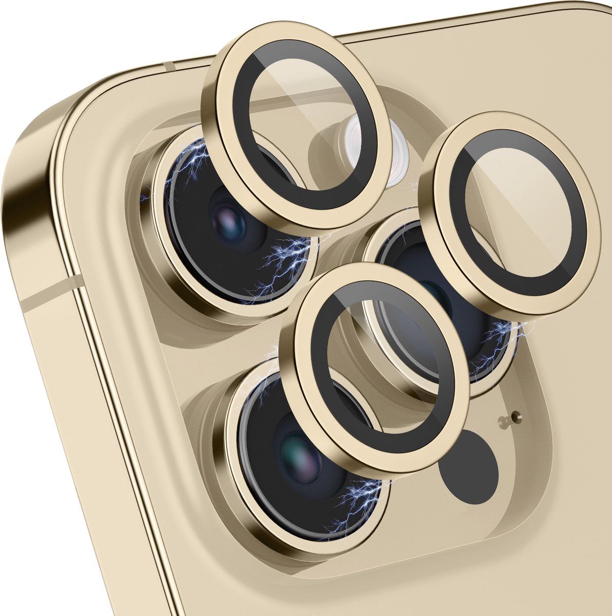 Mobstore iPhone 14 Pro Camera Lens Protector - Goud