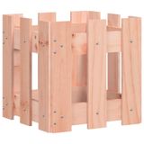 VidaXL Plantenbak met hekontwerp 30x30x30 cm massief dougashout