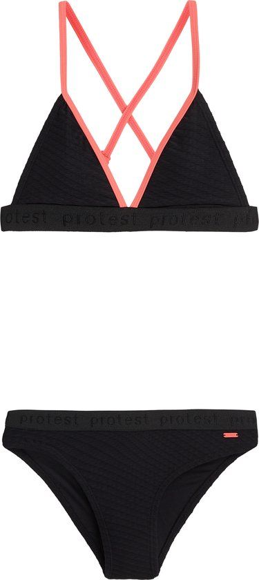 Protest PRTVICA JR Triangle Bikini - Girls - Size 104 - True Black