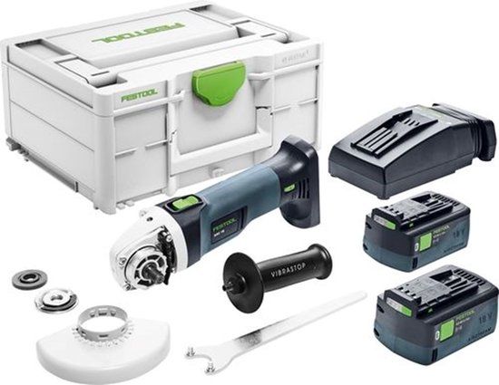 Festool AGC 18-125 5,0 EBI-Plus Accu Haakse Slijper 18V 5.0Ah | 577700