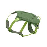 Kurgo Cascade Harnas met Rugzak, Medium, Groen