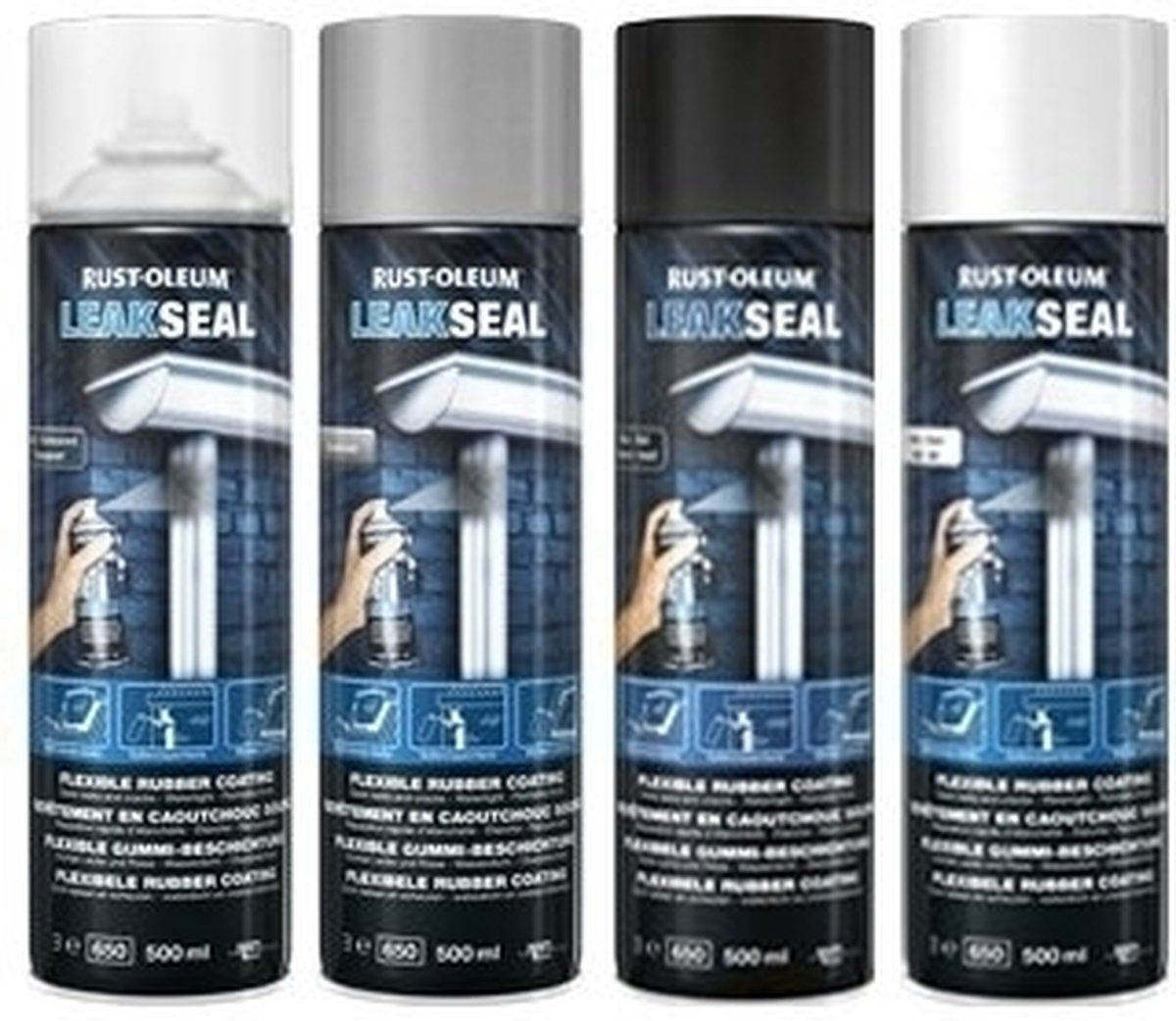Rust-oleum LeakSeal Transp. 500ml spuitbus 3410