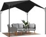 Outsunny Pergola Paviljoen Metaal Polyester Donkergrijs 300x300x280 cm