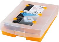 HAN CROCO 9988-693 Flashcards Grijs (doorschijnend) Aantal kaarten (max.): 2.000 kaarten DIN A8 liggend