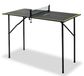 Table de ping-pong Mini - Pliable - Gris foncé - Avec filet de tennis de table