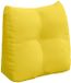 vidaXL Coussin de dossier Jaune clair 45 x 24 x 50 cm Tissu