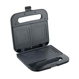 Cofan Sandwichera | Anti-aanbaklaag | Vakken voor 2 sandwiches | Roestvrij staal | Vermogen: 750 W | Afmetingen: 23,7 x 23,3 x 9 cm