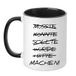 Acen Merchandise HÄTTE, KUNNTE, SOLLTE, WÜRDE - maken - grappige keramische mok koffie thee beker - perfect Valentijns/Pasen/Zom/Kerstmis/verjaardagscadeau