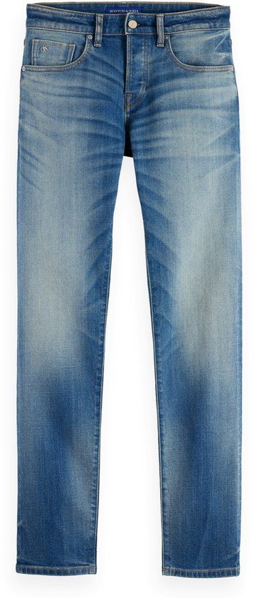 Scotch & Soda Ralston Regular Slim Jeans Heren - Firework 410 - W34/36 - Blauw - Denim - Mannen