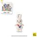 Just Dutch Porte-clés Matisse x Miffy Unisexe Blanc
