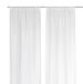 Linder Effen Polyester, Wit, polyester, gebroken wit, 45x180x40 cm