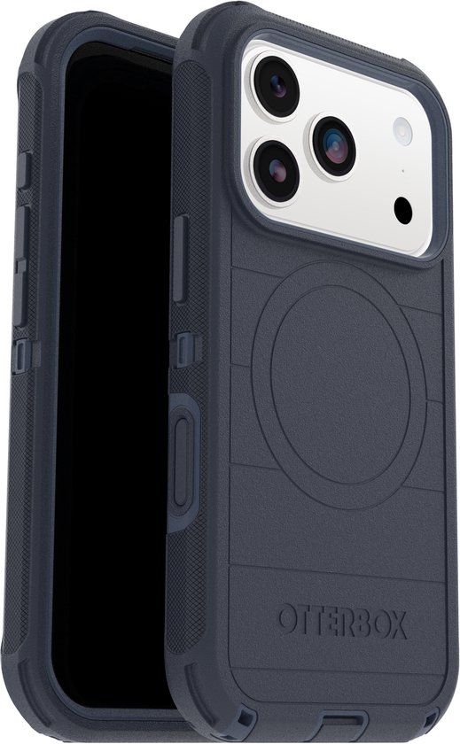Otterbox Defender Pro - Geschikt voor iPhone 17 Pro hoesje - Magsafe Backcover - Blauw