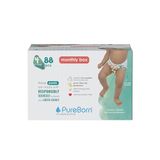 PureBorn Baby Pants Luierbroekjes, Maat 4 (9-15 kg), 88 Luiers, Optimale Bescherming Overdag en 's Nachts, Ultrazacht, Huidvriendelijk, Dermatologisch Getest