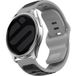 Xiaomi Amazfit GTS bracelet extérieur duo silicone (noir/gris)