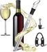 Unyqoos Inox bâtonnet refroidisseur de vin avec bec verseur et aérateur décanteur