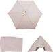 Florida Housse de remplacement pour parasol, diamètre 3 mètres, polyester, 6 baleines, couleur crème