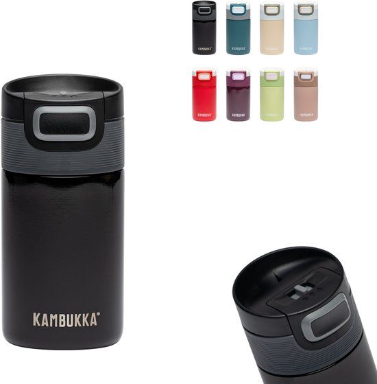 Kambukka Etna Thermosbeker 300 ml - Zwart