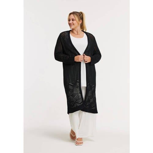 YOEK vest Plus Size - zwart