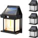 Set SUNFLARE Set van 4 wandlampen op zonne-energie, led, warmwit, 4 x SUNFLARE lampen, H17 cm
