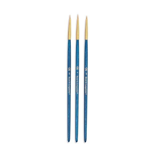 Royal Brush Gold Taklon Brush Set, 3 Pieces