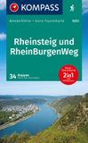 KOMPASS Wanderführer 5222 - Rheinsteig und RheinBurgenWeg