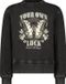 Vingino Norah Meisjes Sweater Lange Mouw Ronde Hals Katoen 104 Washed Black