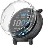 Strap-it TPU Case geschikt voor Amazfit Active Max - Beschermhoesje - Beschermingen tegen krassen & stoten (Transparant)
