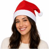 Boland Party Kerstmuts - Rood - Unisex - Volwassenen