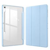 FINTIE Hybride slanke hoes voor Samsung Galaxy Tab S10 FE+ Plus 13,1 inch 2025 model (SM-X620/X626) met S-penhouder, schokbestendige hoes met transparante achterkant, automatisch waken/slapen
