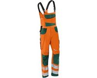 KÜBLER REFLECTIQ 32078340 Hi Vis Reflecterend Amerikaanse Overall HEREN Overall Werkkleding Oranje Blauw - Met Kniezak - Maat 60