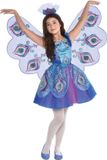 Amscan Verkleedset Pauw Meisjes Polyester Blauw/paars Maat 116