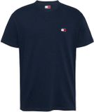 Tommy Jeans Tommy Hilfiger Regular Badge Logo Shirt Heren - Maat M - Navy