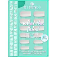 essence what the fake! PRESS-ON NAILS manicure, duurzaam, fixerend, sneldrogend, natuurlijk, glanzend (28 stuks)
