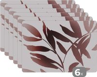 KitchenYeah Placemat Set - Abstract Design - 45x30cm - 6 Pieces