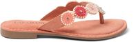 Lazamani Loua Dames Slippers Suède Roze