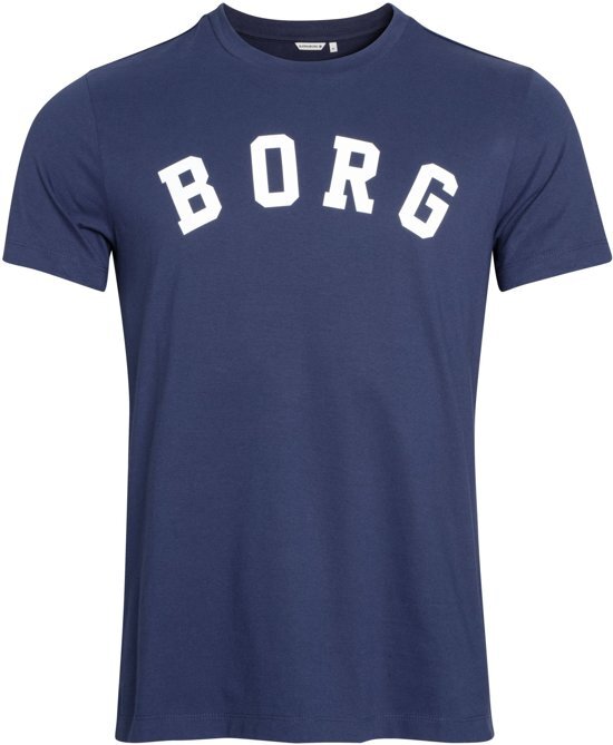 BjÃ¶rn Borg Bjorn Borg Berny heren sportshirt - donker blauw - maat S