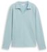 Tom Tailor - Shirt met lange mouwen en polokraag - Maat L - white moss