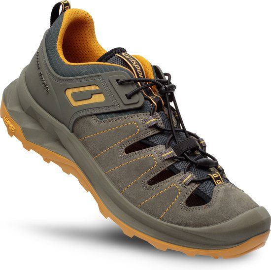 Grisport Safari Low Unisex Wandelschoenen - Groen/Geel - Maat 46