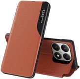 Techsuit Hoesje geschikt voor Xiaomi 15T - eFold Book Case - Oranje