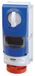 Gewiss GW66819 prise murale Rouge