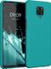 kwmobile telefoonhoesje geschikt voor Xiaomi Redmi Note 9S / 9 Pro / 9 Pro Max - Hoesje voor smartphone - Back cover in mat petrol